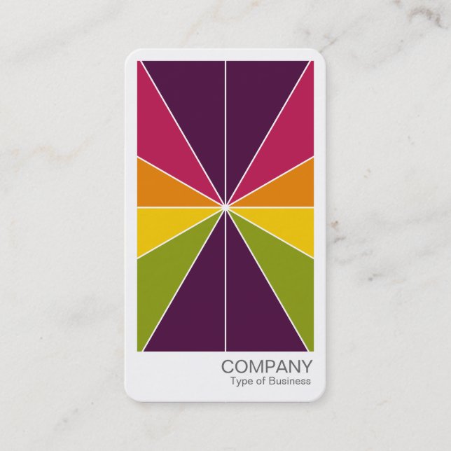 Instant Photo - Color Segments 01 Business Card (Front)
