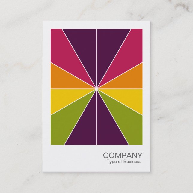 Instant Photo - Color Segments 02 Business Card (Front)