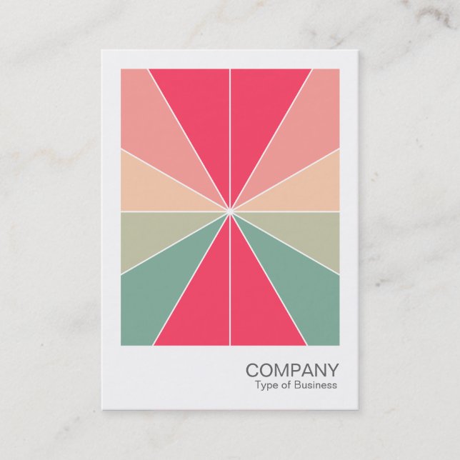 Instant Photo - Color Segments 03 Business Card (Front)