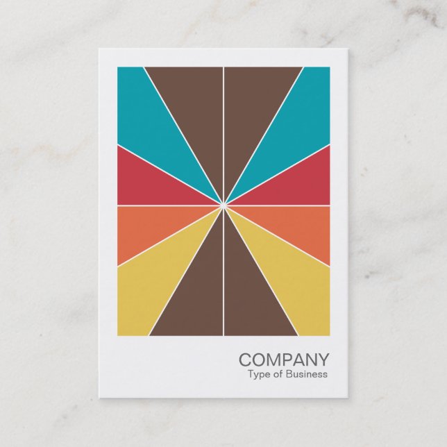 Instant Photo - Color Segments 05 Business Card (Front)