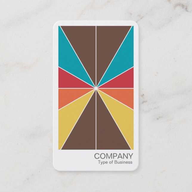 Instant Photo - Color Segments 05 Business Card (Front)