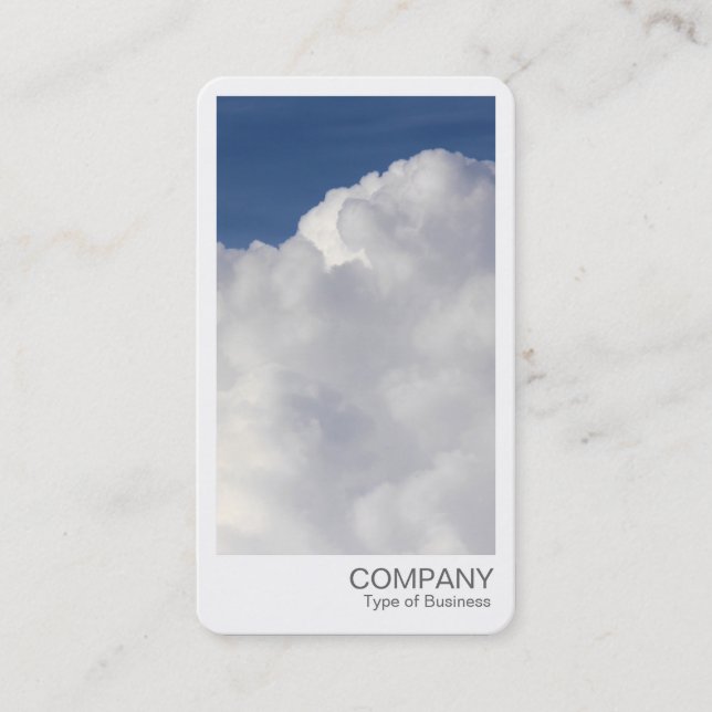 Instant Photo - Cumulus Cloud Business Card (Front)