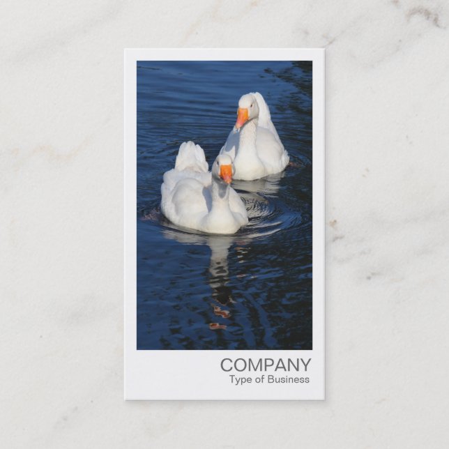 Instant Photo - Emden Geese Business Card (Front)