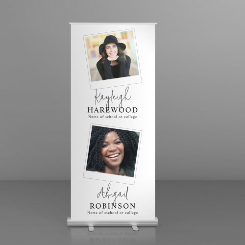 Instant Photo Joint Graduation Party Signature Retractable Banner