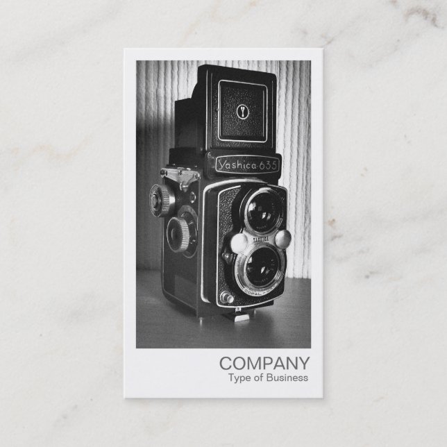 Instant Photo - Old TLR Camera Business Card (Front)