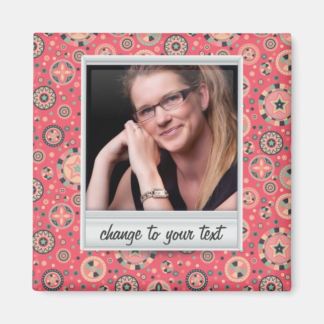 Instant photo - photoframe with pattern magnet (Front)
