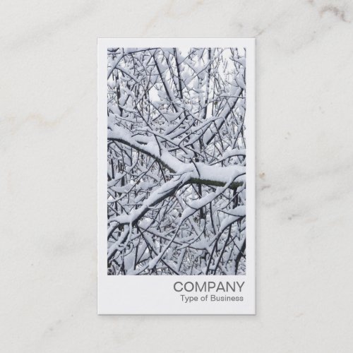 Instant Photo _ Snowy Branches Business Card