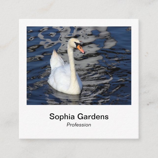 Instant Photo Style - Swan Square Business Card (Front)