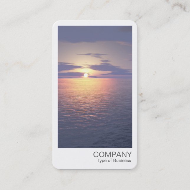 Instant Photo - Sunrise/Sunset Business Card (Front)