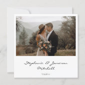 Instant Photo &amp; Typography Invitation | Zazzle