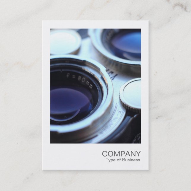 Instant Photo - Vintage TLR Camera Business Card (Front)