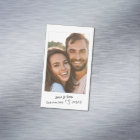 Instant photo with handwritten notes Save the Date