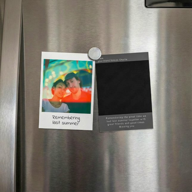 Instant photograph retro memory keepsake postcard (Instant photograph retro memory keepsake postcard)