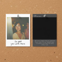 Instant photograph retro wedding memory keepsake