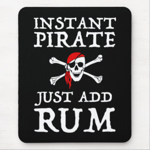 Funny Pirate Sayings Mouse Pads | Zazzle