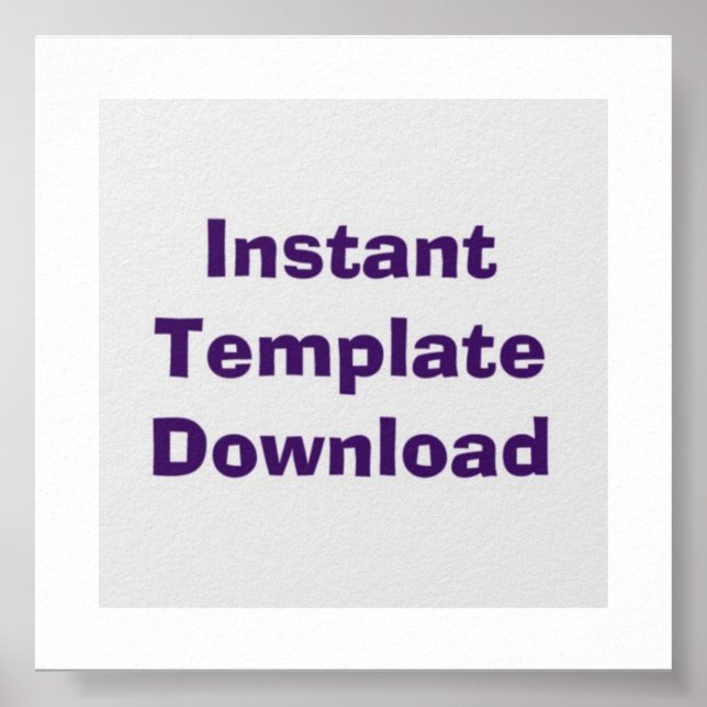 Instant Poster Template Download (Front)