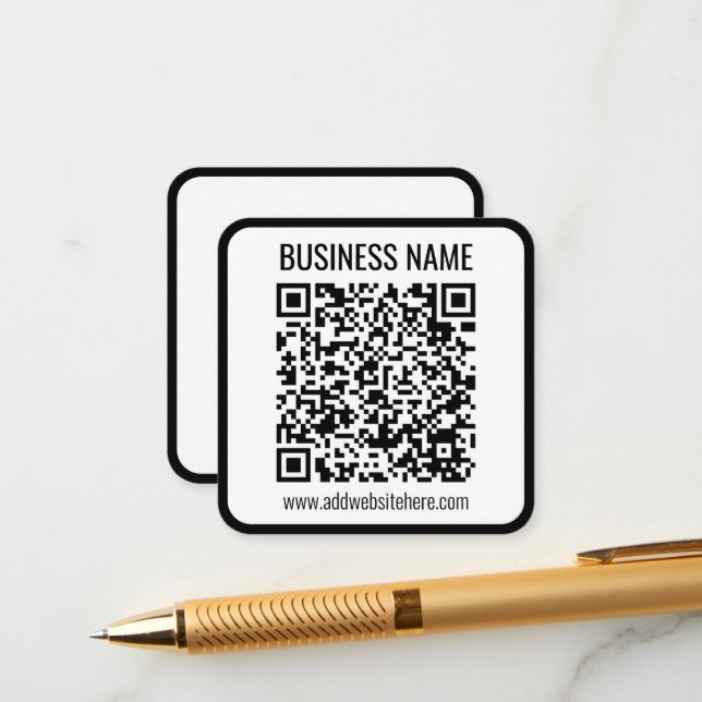 Instant QR Code (enter your website URL to change) Enclosure Card (Front/Back In Situ)