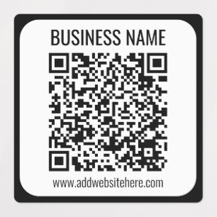 Instant QR Code (enter your website URL to change) Labels