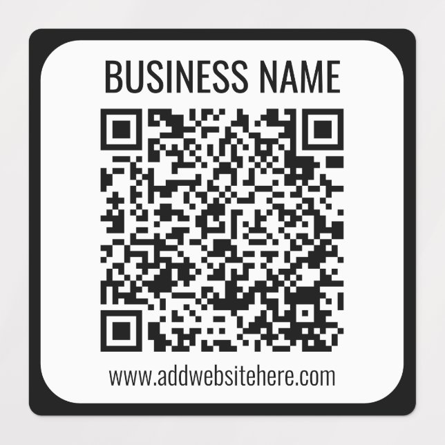 Instant QR Code (enter your website URL to change) Labels (Design 1)