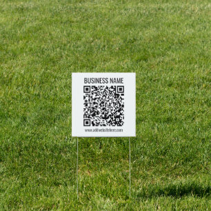 Instant QR Code (enter your website URL to change) Sign