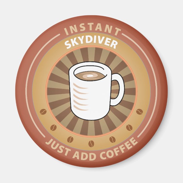 Instant Skydiver Magnet (Front)