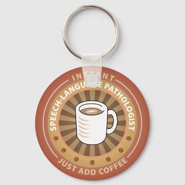 Instant Speech-Language Pathologist Keychain (Front)