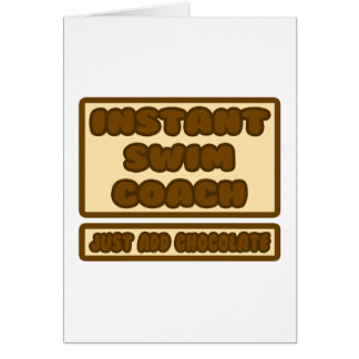 Instant Swim Coach ... Just Add Chocolate Cards