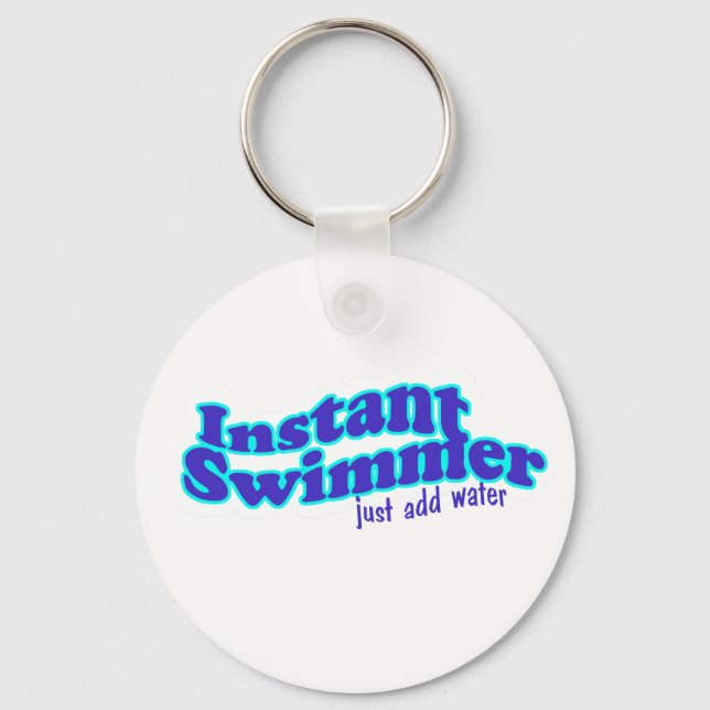 Instant Swimmer KeyChain (Front)