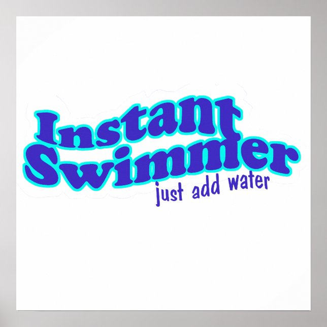 Instant Swimmer Poster (Front)