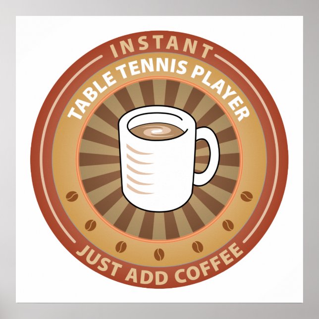 Instant Table Tennis Player Poster (Front)