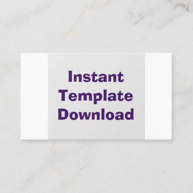 Instant Template Download Business Card (Front)