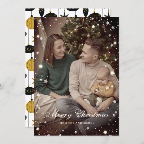 Instant Vintage Photo Christmas Holiday Card