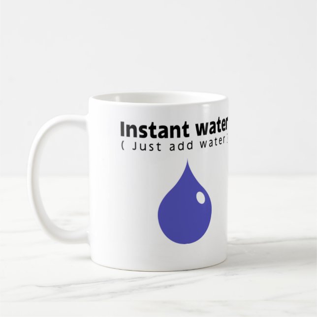 Instant water coffee mug (Left)