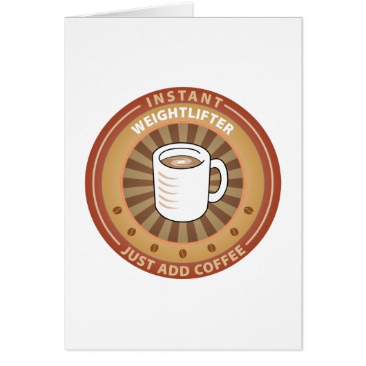 Instant Weightlifter Cards (Front)