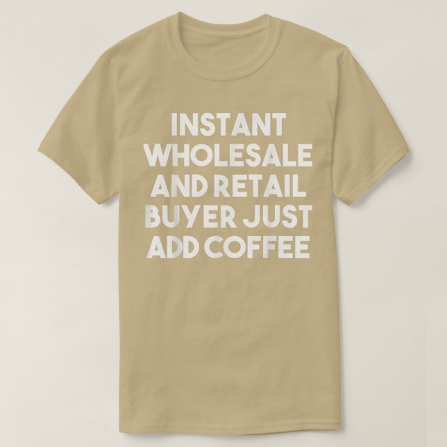 Instant Wholesale Retail Buyer Just Add CoffeeFunn T-Shirt (Design Front)
