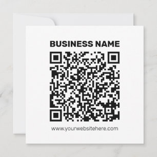 Instantly Create a QR code for Any Website Address Note Card