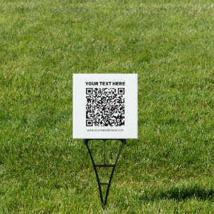 Instantly Create a QR code for Any Website Address Sign
