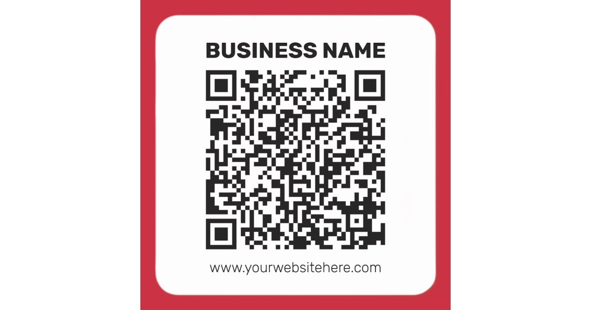 Instantly Create a QR code for Any Website Address Square Sticker | Zazzle