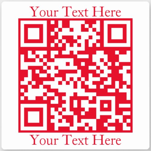 Instantly Create a QR Code with any website Sticker