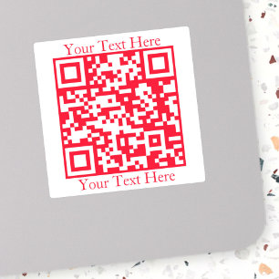 Instantly Create a QR Code with any website Sticker