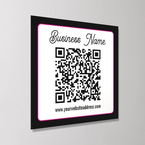 Instantly Create a Scannable QR code for Business Acrylic Photo Tile