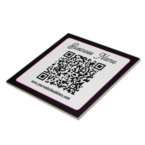 Instantly Create a Scannable QR code for Business Ceramic Tile
