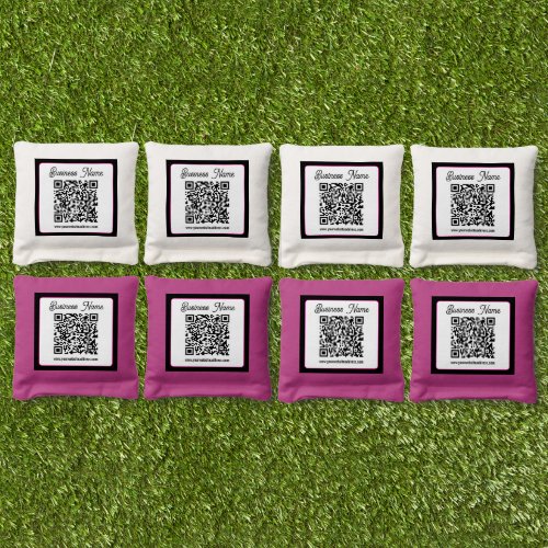 Instantly Create a Scannable QR code for Business Cornhole Bags