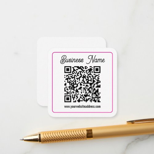 Instantly Create a Scannable QR code for Business Enclosure Card