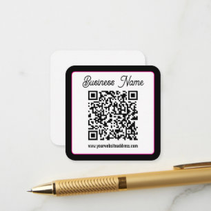 Instantly Create a Scannable QR code for Business Enclosure Card