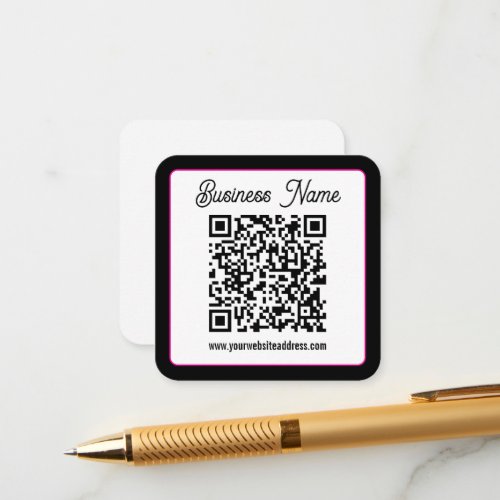 Instantly Create a Scannable QR code for Business Enclosure Card