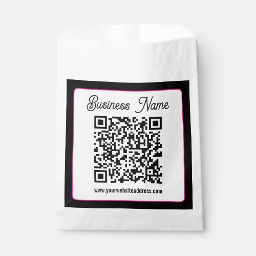 Instantly Create a Scannable QR code for Business Favor Bag