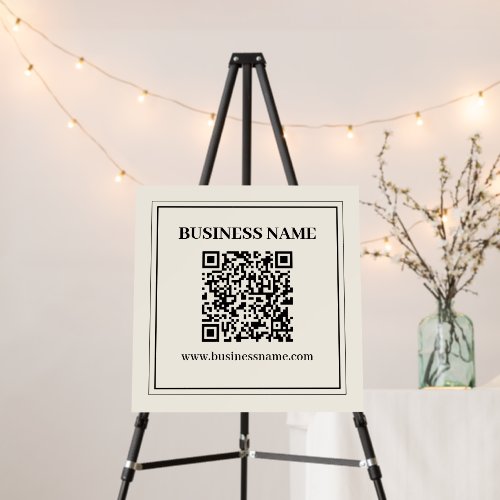 Instantly Create a Scannable QR code for Business Foam Board