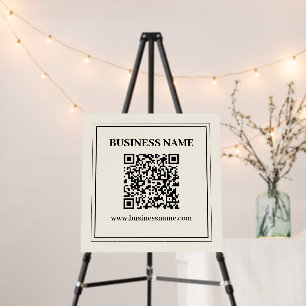 Instantly Create a Scannable QR code for Business Foam Board