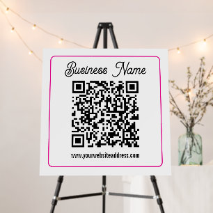 Instantly Create a Scannable QR code for Business Foam Board